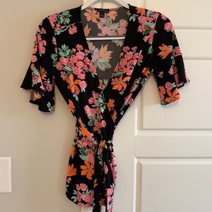 Ann Taylor Wrap Top